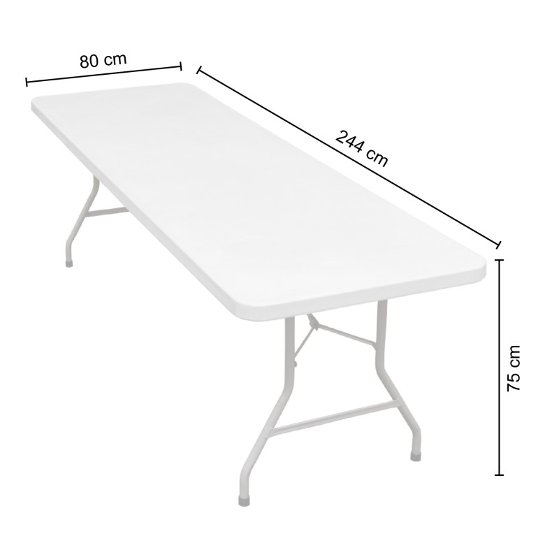 Tablón de 2.44 x 0.80 m